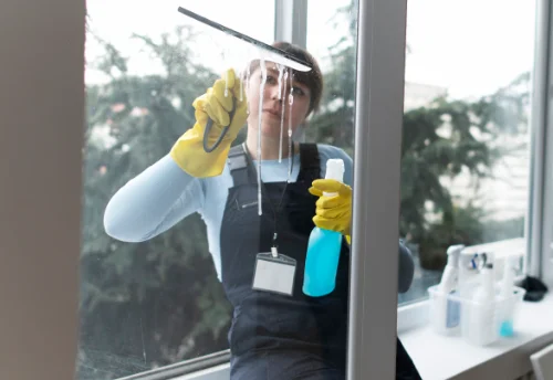 Nettoyage de vitres intérieures et extérieures à Luzeret